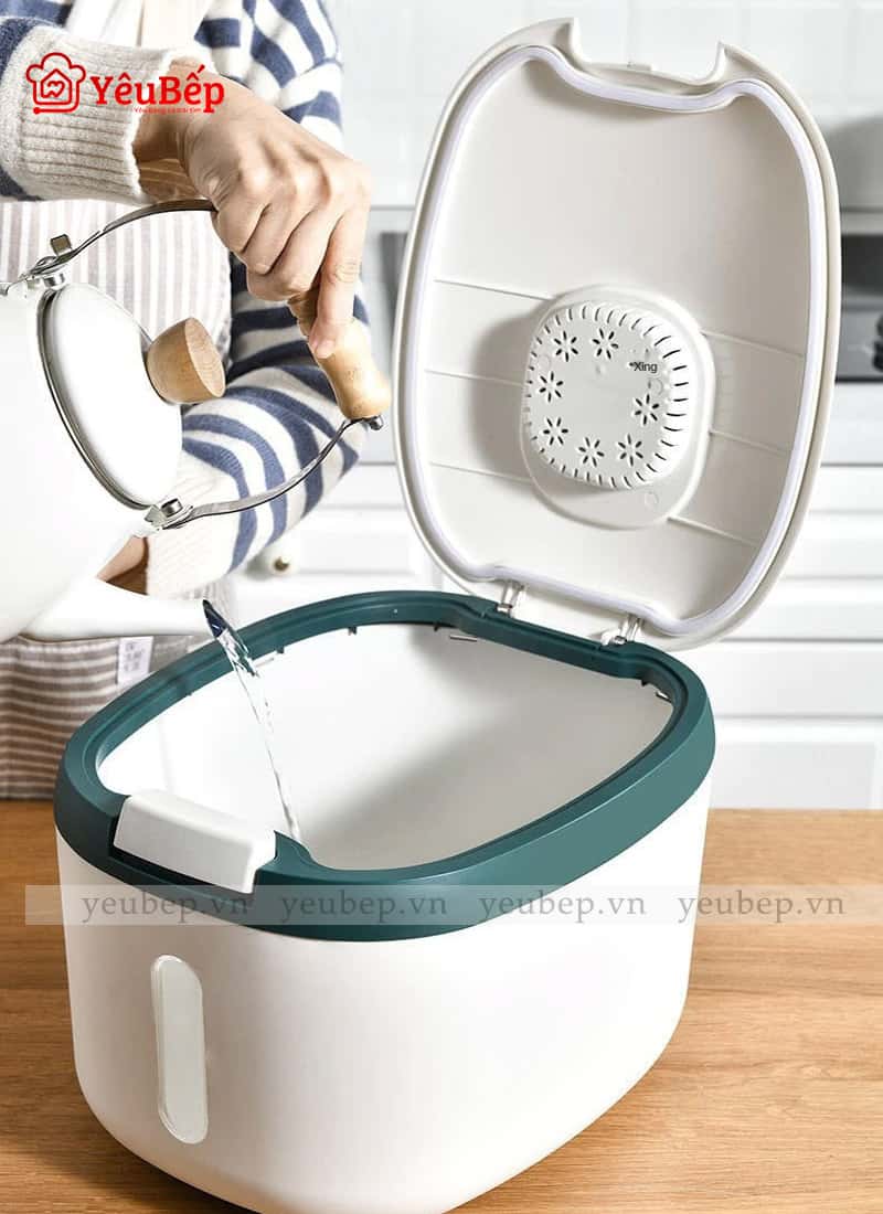 Thùng Đựng Gạo Diệt Côn Trùng Nano Thông Minh