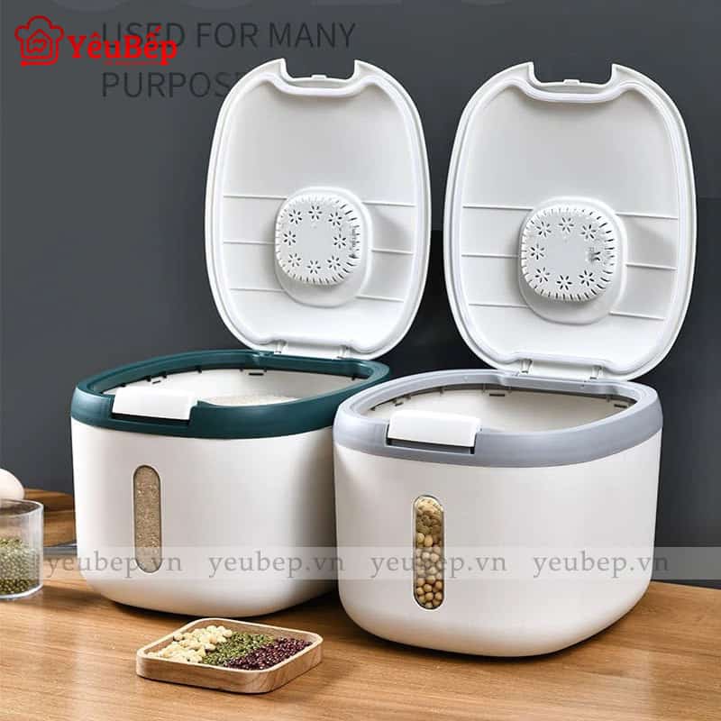 Thùng Đựng Gạo Diệt Côn Trùng Nano Thông Minh