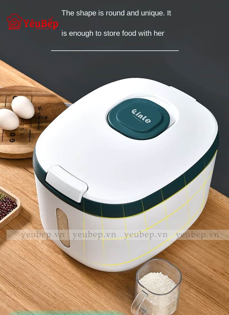 Thùng Đựng Gạo Diệt Côn Trùng Nano Thông Minh