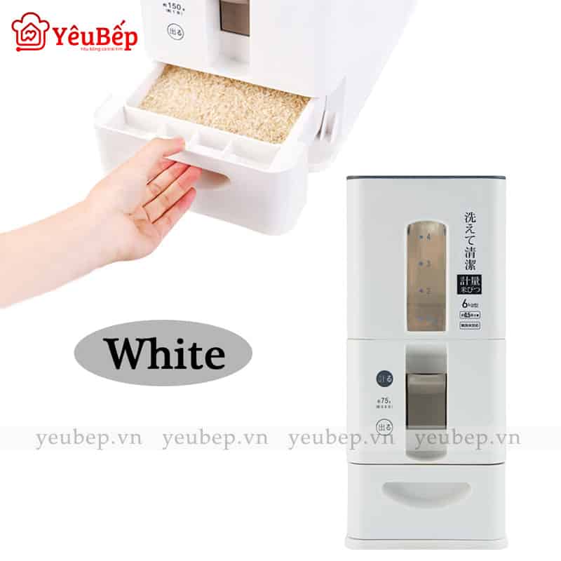 Thùng Đựng Gạo, Hạt Ngũ Cốc Có Vạch Đo Dung Tích