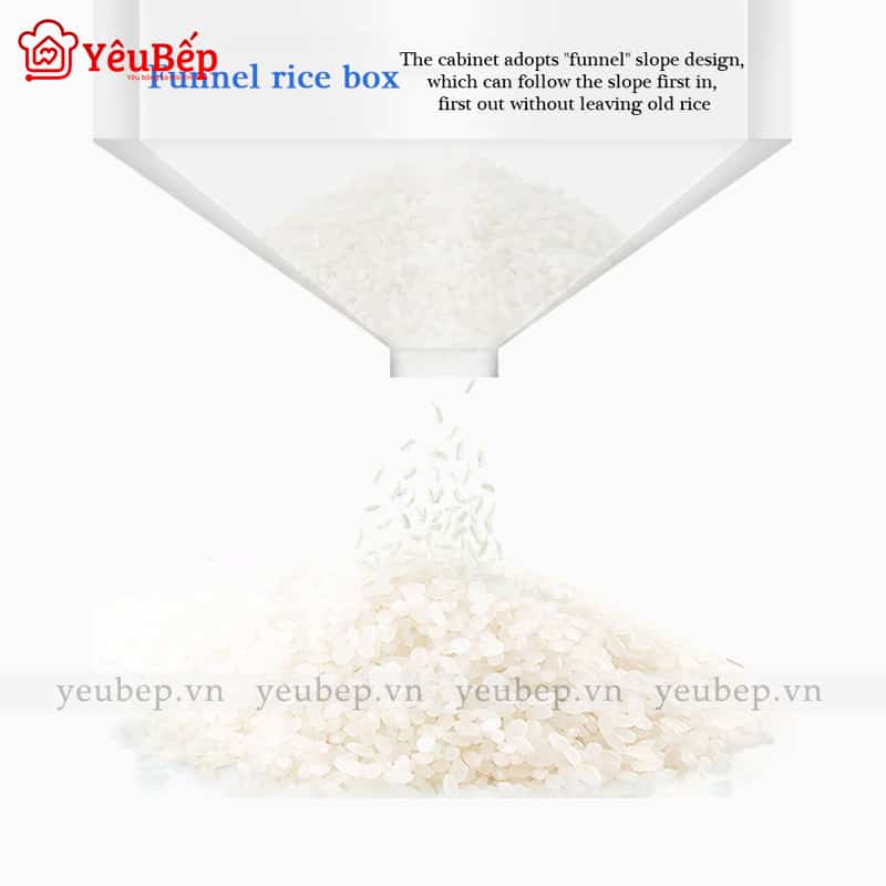 Thùng Đựng Gạo, Hạt Ngũ Cốc Có Vạch Đo Dung Tích