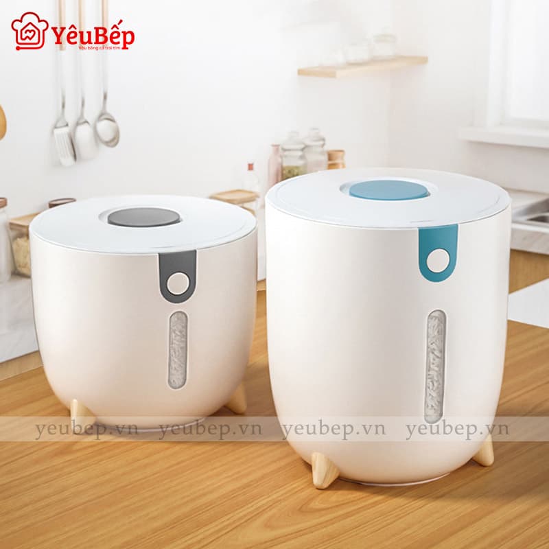 Thùng Đựng Gạo 10kg, 20kg Phong Cách Nhật Bản