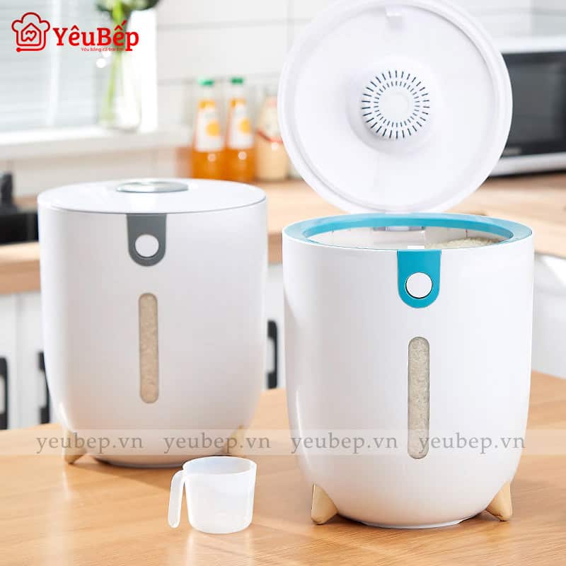 Thùng Đựng Gạo 10kg, 20kg Phong Cách Nhật Bản