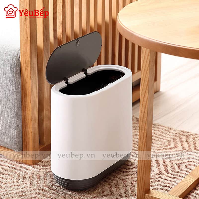 Thùng Rác Thông Minh Để Nhà Vệ Sinh Có Nút Cảm Ứng