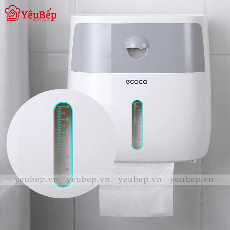 Tủ Đựng Giấy Kèm Kệ Để Đồ 2 Ngăn Ecoco Thông Minh