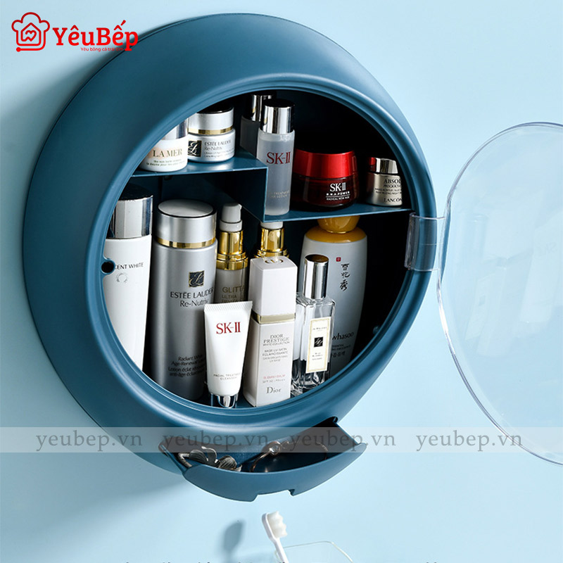 Tủ Đựng Mỹ Phẩm, Trang Sức Chống Nước Nhà Tắm Bằng Nhựa ABS