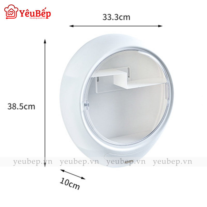 Tủ Đựng Mỹ Phẩm, Trang Sức Chống Nước Nhà Tắm Bằng Nhựa ABS