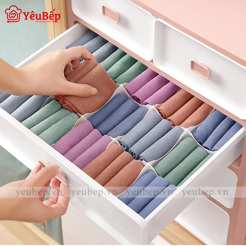 Tủ Nhựa Đựng Đồ Lót 2 Ngăn, 3 Ngăn Tiện Lợi