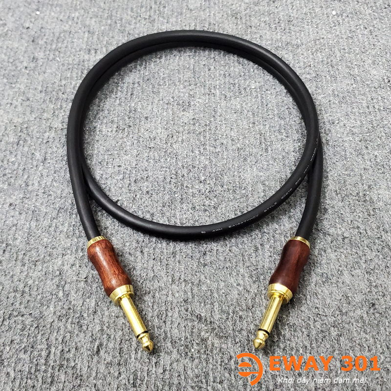 Dây Micro Không Dây Hitachi DIY - Dây 2 Đầu Jack 6 Ly Gỗ