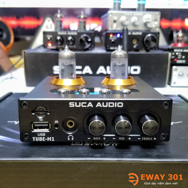 Pre Đèn Suca Audio Tube M1 / Đọc USB - Thẻ Nhớ - Bluetooth 5.0 - Điều Khiển Từ Xa