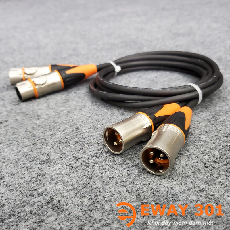 Bộ Dây Canon Đực Cái Hitachi - Dài 1m