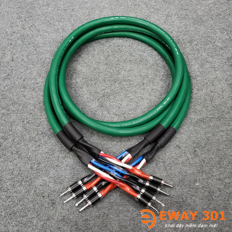 Bộ Dây Loa Mcintosh Full Jack Bắp Chuối Bọc Carbon 2m