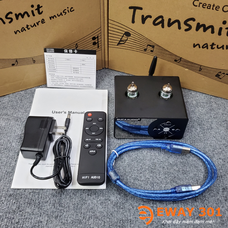 Pre Đèn Tích Hợp Giải Mã Âm Thanh Suca Audio DAC T1