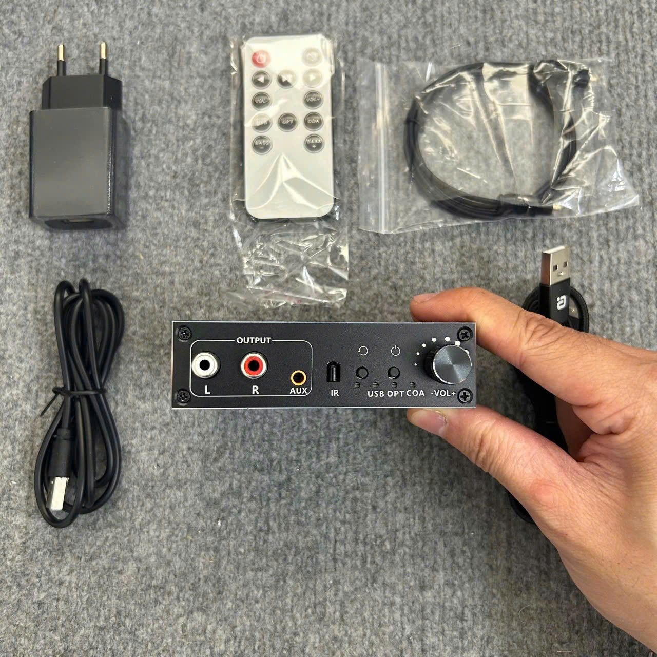 DAC JNET DA500 – Giải mã 24 bit/192 kHz, Optical, Coaxial, USB