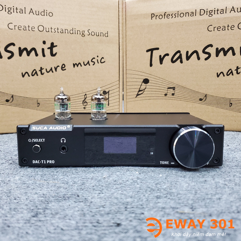 Đầu Giải Mã Âm Thanh Tích Hợp Pre Đèn Suca Audio DAC T1 Pro