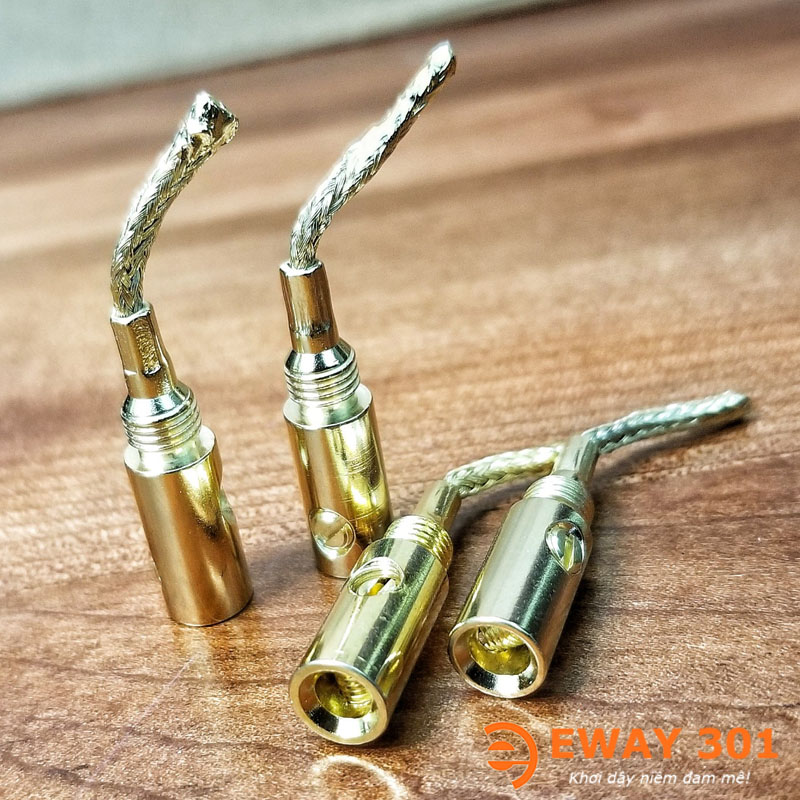 Cặp Giắc Loa Mỏ Chim Mềm Đồng Xịn