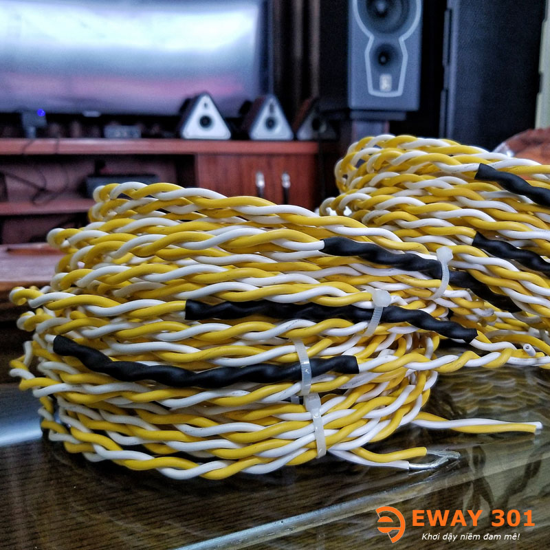 Bộ Dây Loa Hitachi Đồng Mạ Bạc Dài 2.5m