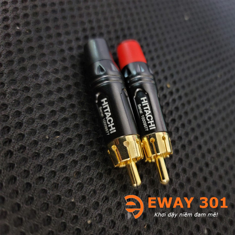 Cặp đầu AV đỏ đen Hitachi