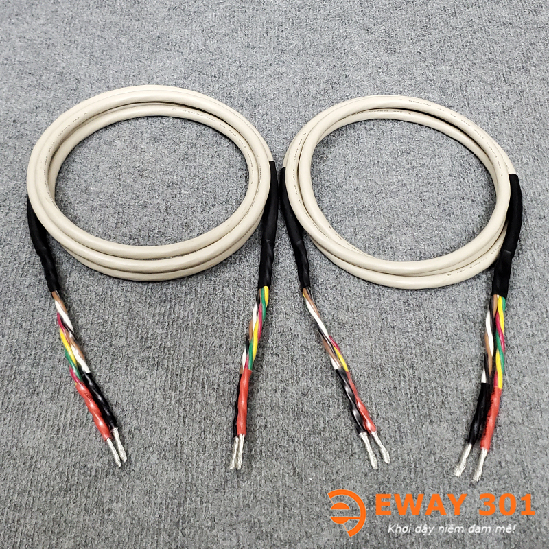 Bộ Dây Loa Proterial Bãi Nhật Bản 6 Lõi Đồng Mạ Bạc - Bộ 2m