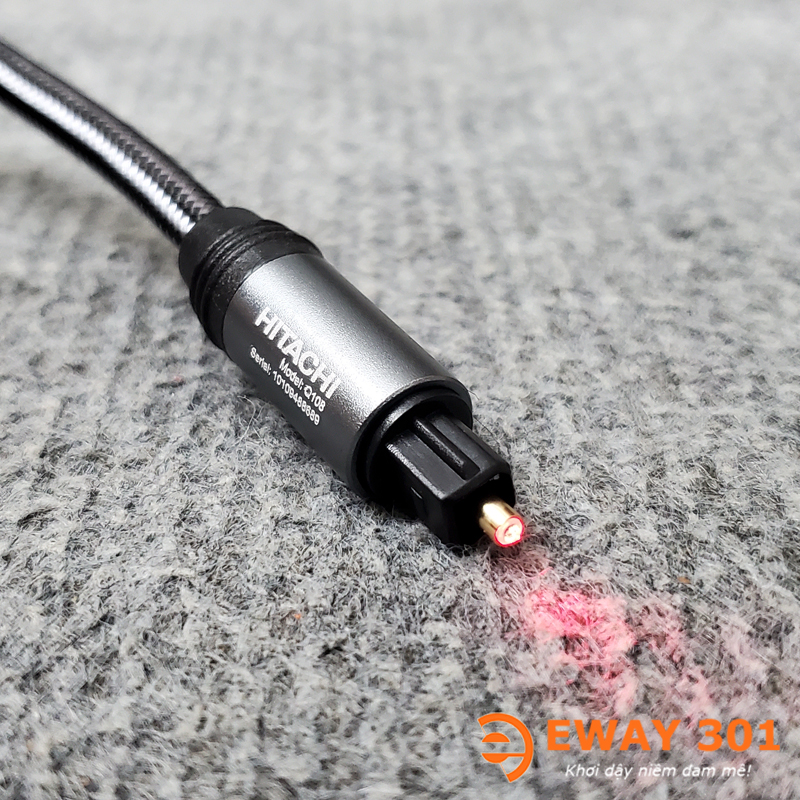 Dây Cáp Quang Audio Optical Toslink Hitachi Dài 1,5m