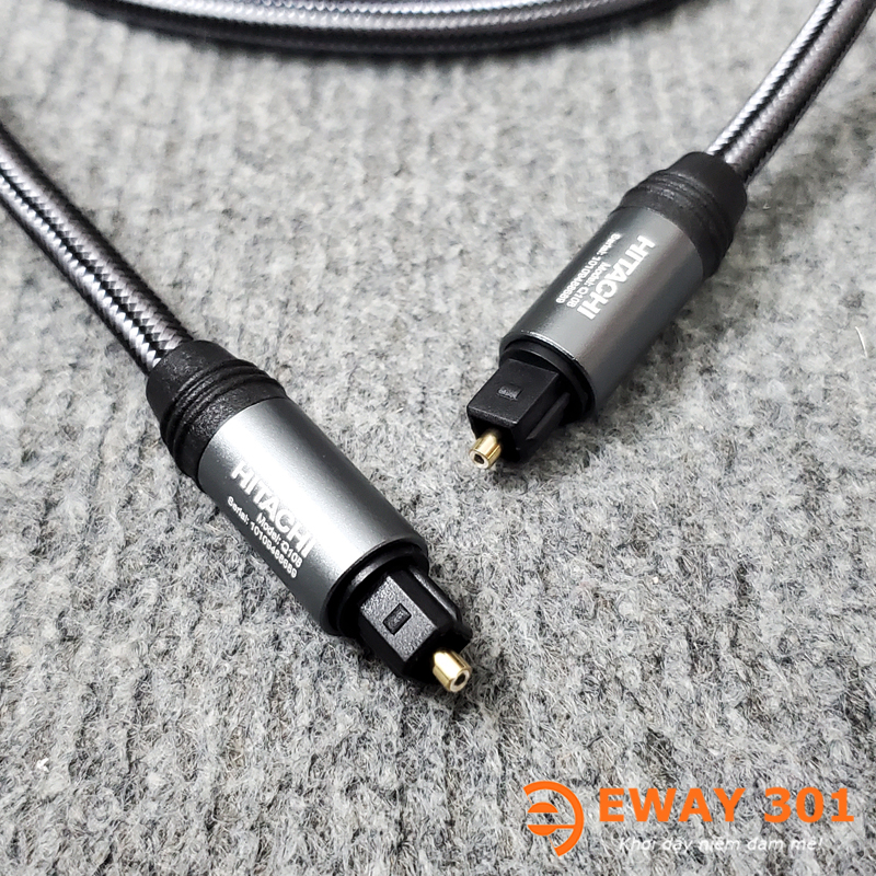 Dây Cáp Quang Audio Optical Toslink Hitachi Dài 1,5m