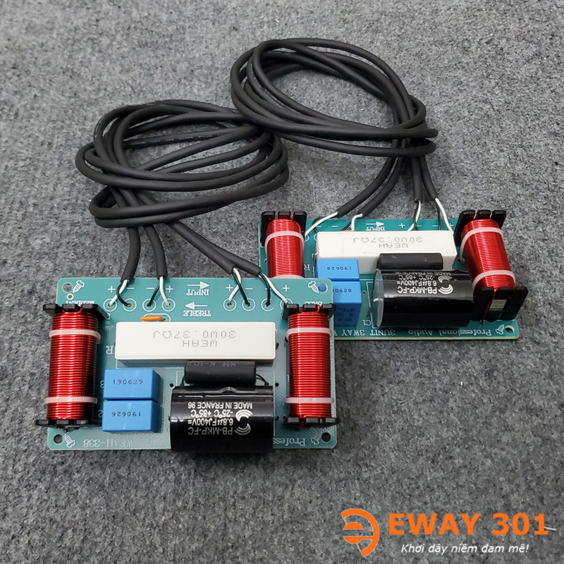 Bộ Mạch Phân Tần Loa 3 Đường Tiếng JNET Có Sẵn Dây Chờ