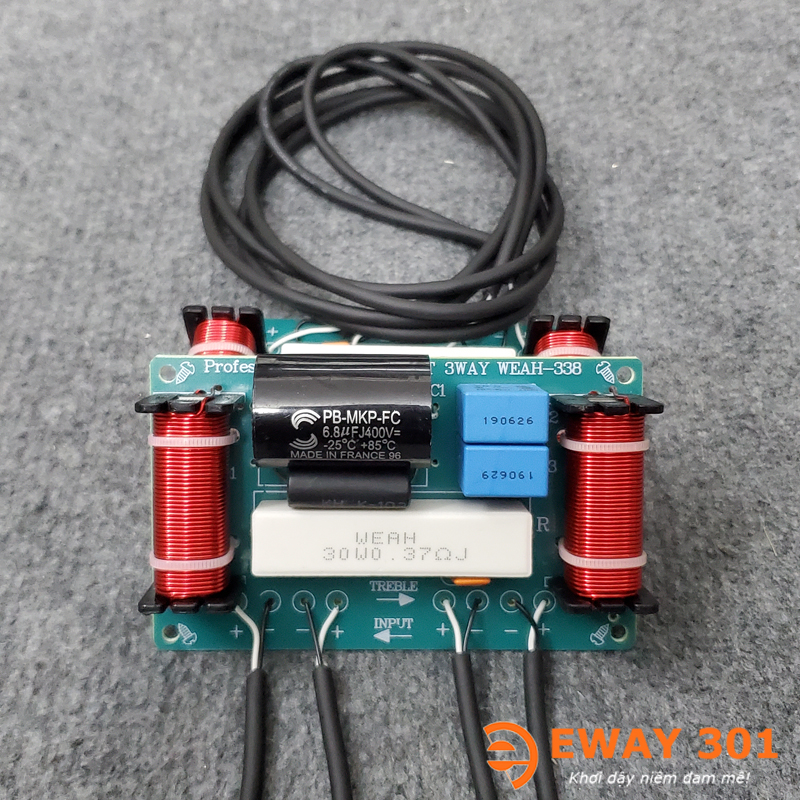 Bộ Mạch Phân Tần Loa 3 Đường Tiếng JNET Có Sẵn Dây Chờ