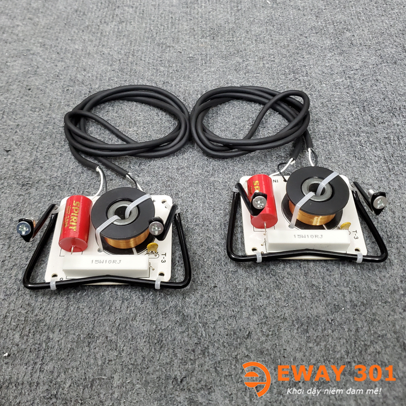 Bộ Mạch Phân Tần Bảo Vệ Loa Treble T3 Kèm Chân Sắt Lắp Loa