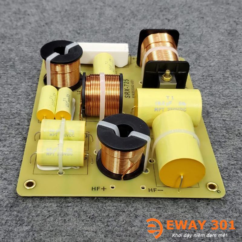 Bộ Mạch Phân Tần Loa Full Đôi SRX-725 - Mạch Phân Tần Loa 2 Bass 1 Treble - Tặng Dây Dẫn Xịn Hàn Sẵn Vào Mạch