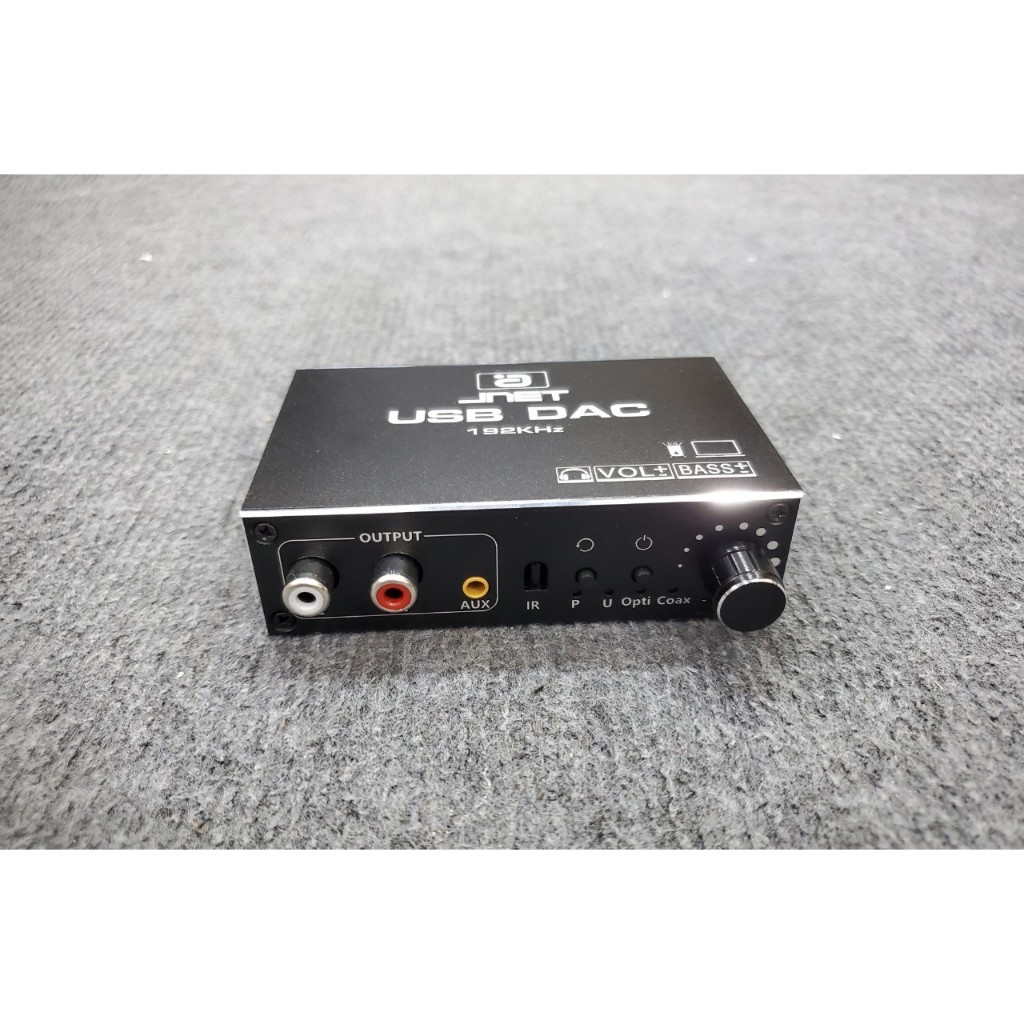 DAC Giải Mã 24bit 192khz Chính Hãng Jnet DA500U - Có Điều Khiển Chỉnh Được Cả Bass
