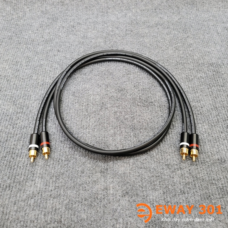 Cặp Dây AV/RCA Đồng Trục Monster Cable Siêu Chống Nhiễu Lõi Đồng Xịn