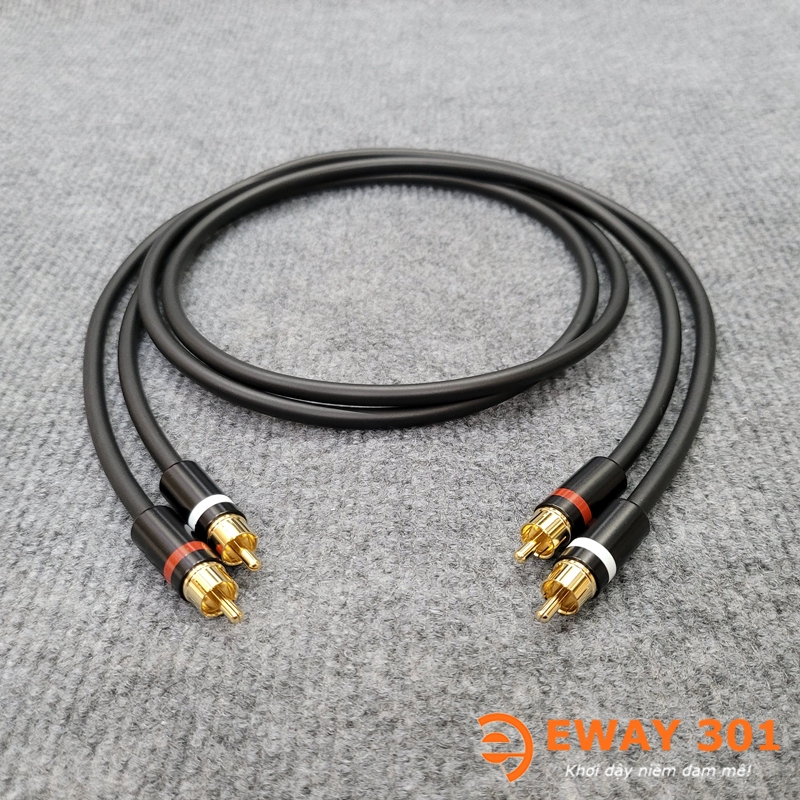 Cặp Dây AV/RCA Đồng Trục Monster Cable Siêu Chống Nhiễu Lõi Đồng Xịn
