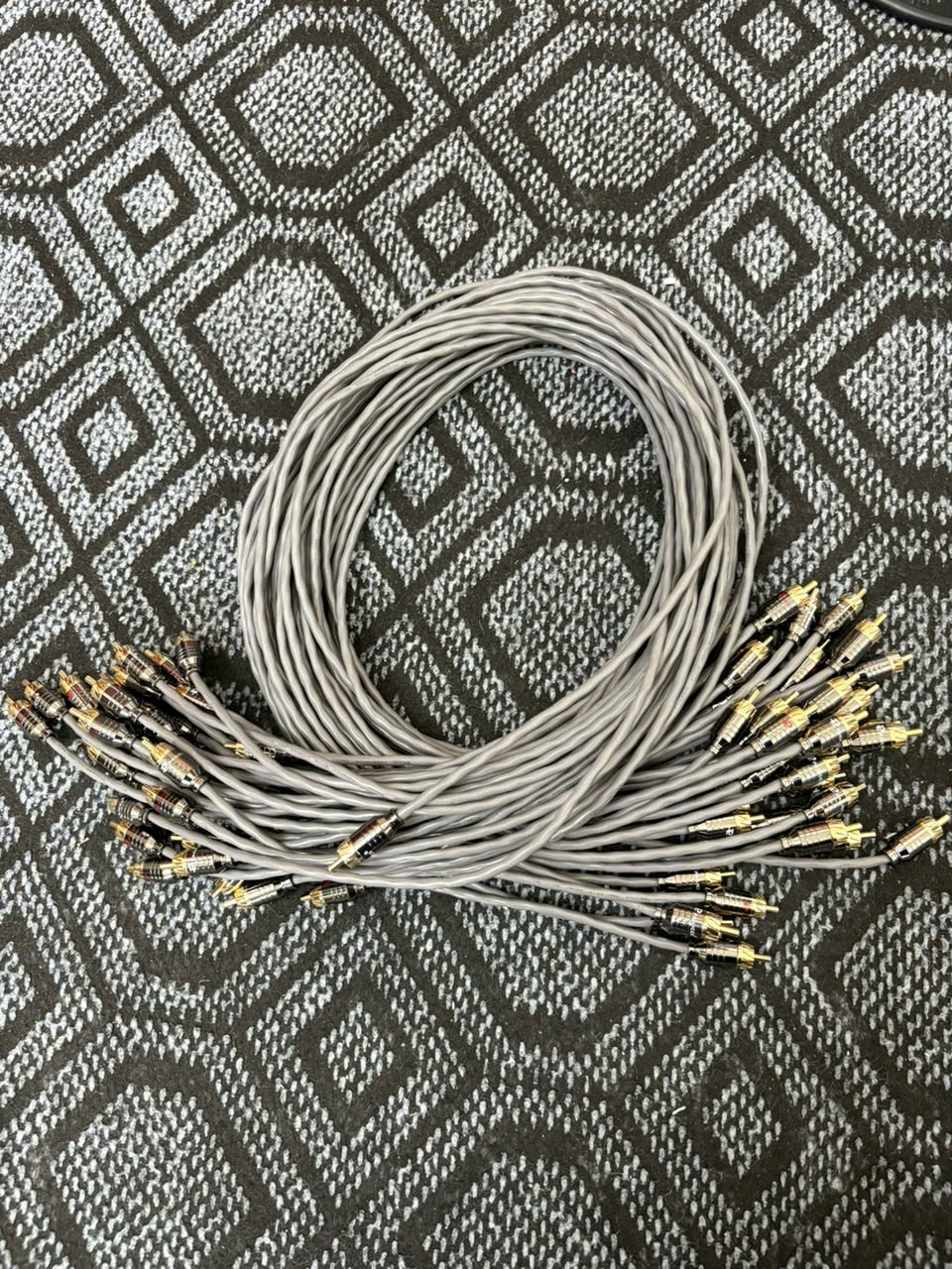 Cặp Dây Tín Hiệu 2 Đầu Hoa Sen 1 mét - Dây Proterial Nhật giắc Pailiccs