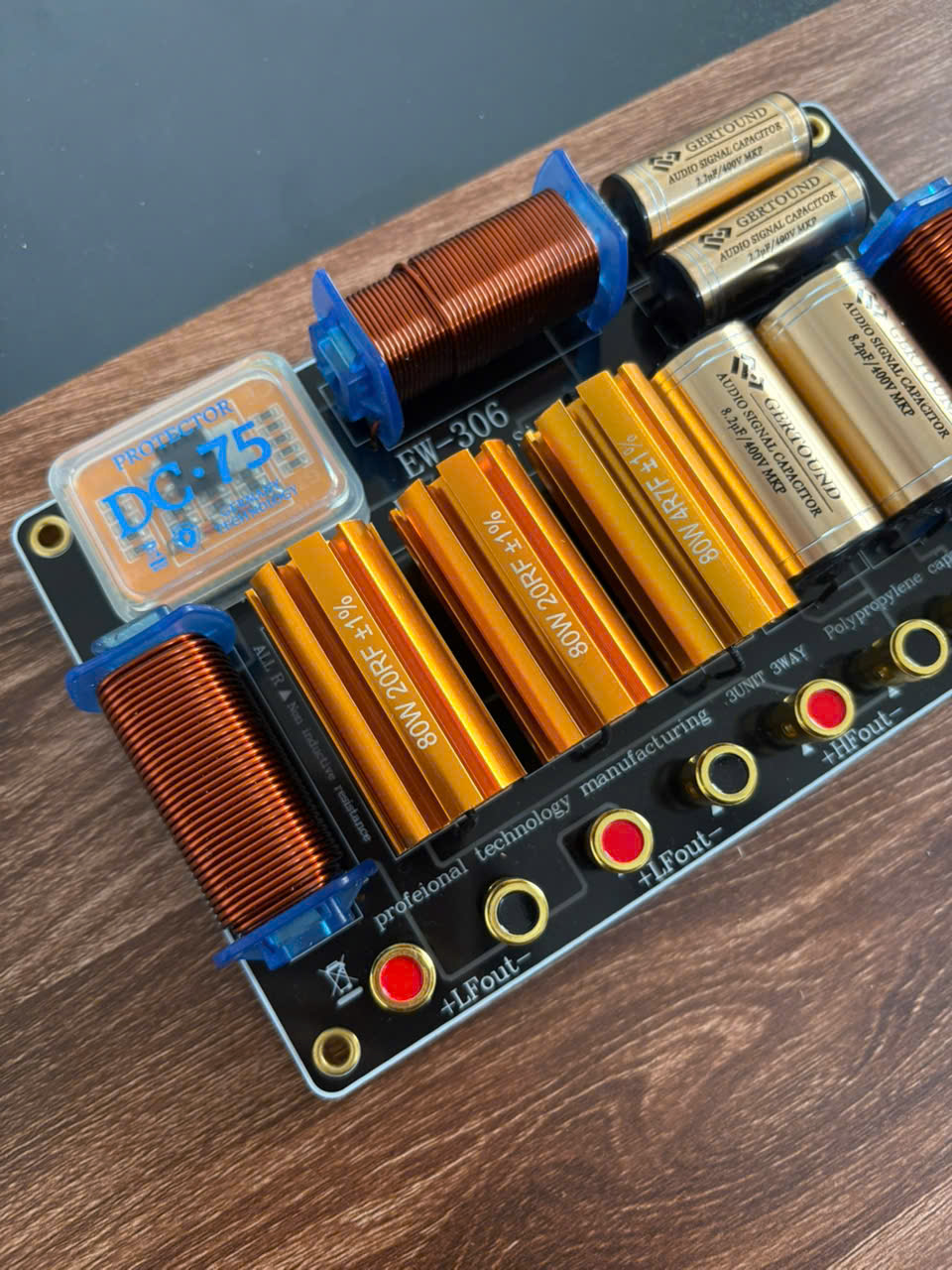 Cặp Mạch Phân Tần 3 Đường Tiếng EW-306 - Linh kiện Mạch Loa Cao Cấp