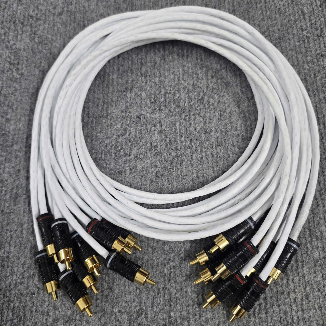 Cặp Dây AV Quân Sự 10 Lõi - Đầu Jack nhỏ gọn, dây chống nhiễu tốt