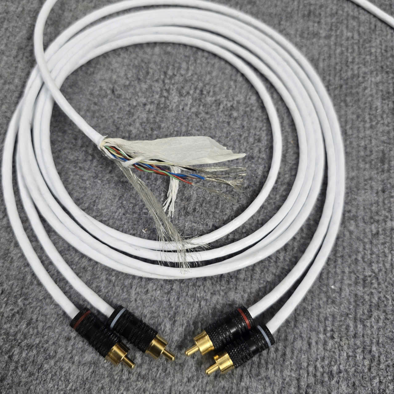 Cặp Dây AV Quân Sự 10 Lõi - Đầu Jack nhỏ gọn, dây chống nhiễu tốt