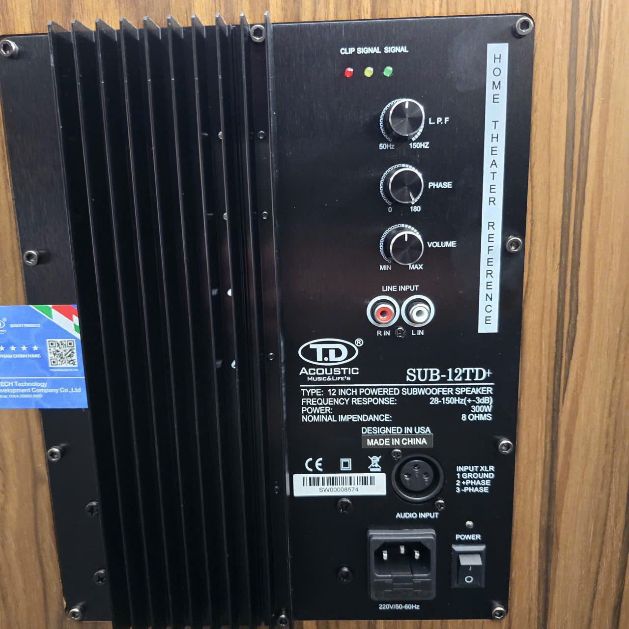 Mẫu Loa Sub Âm Trầm SUB-12TD+ - TD Acoustic