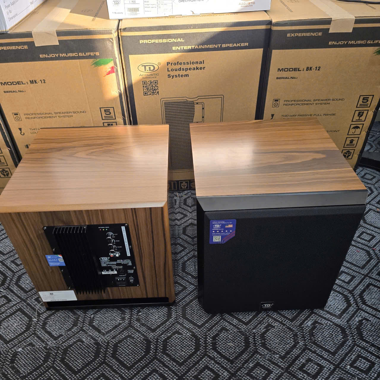 Mẫu Loa Sub Âm Trầm SUB-12TD+ - TD Acoustic