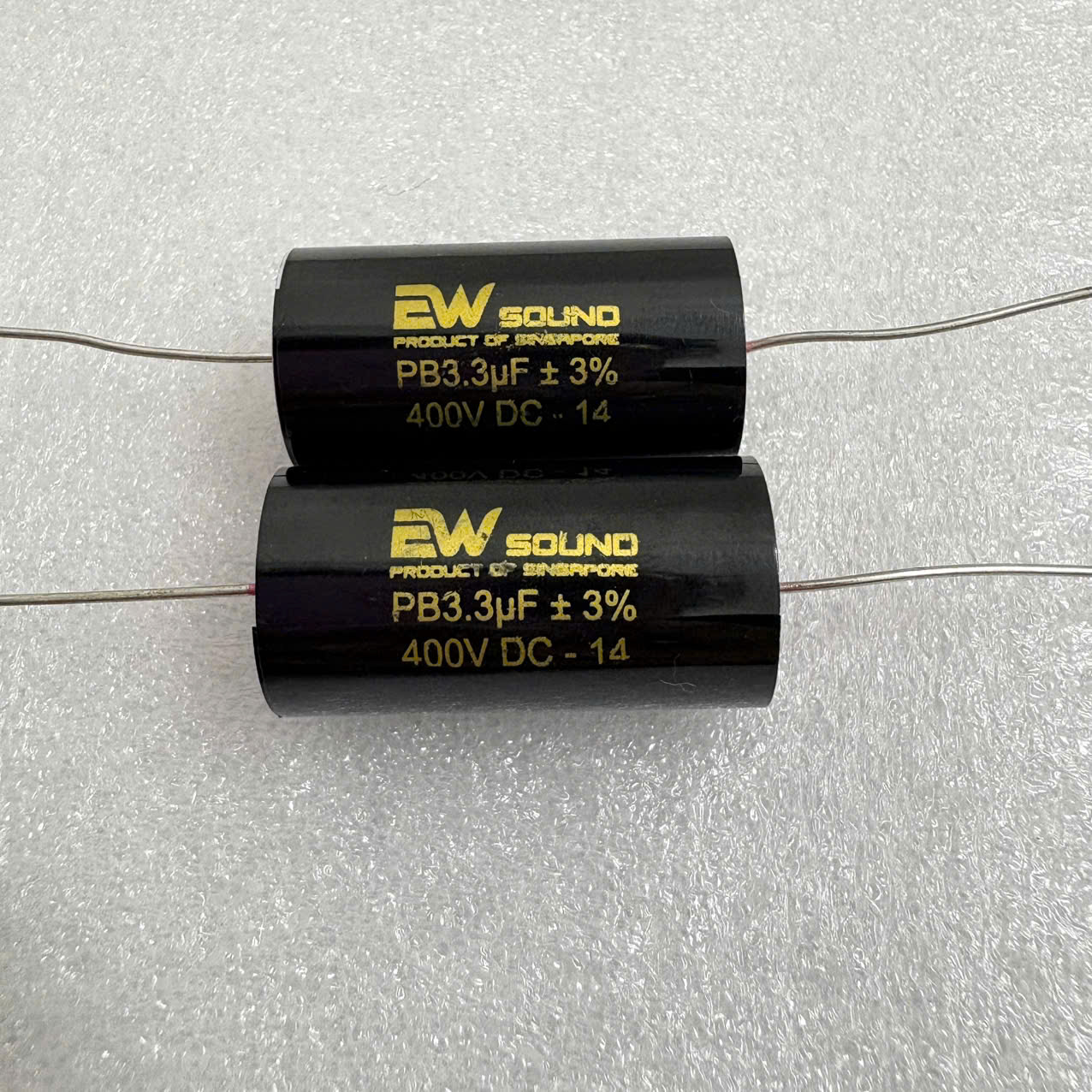 Tụ Audio EW SOUND PB 3.3uF - 400VDC, Tụ dành cho loa Treble (1 đôi)