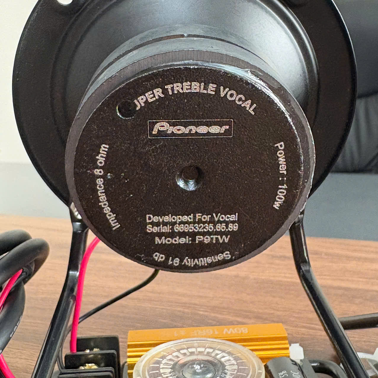 Cặp Loa Treble Màng Giấy Pioneer P9TW Tích Hợp Phân Tần