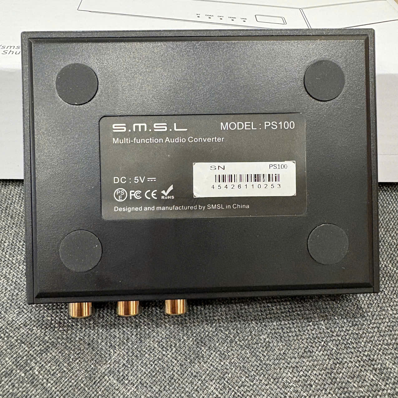 Đầu giải mã DAC S.M.S.L PS100 - Có cổng HDMI, Optical, Bluetooth - Giải mã 24bit, 192kHz
