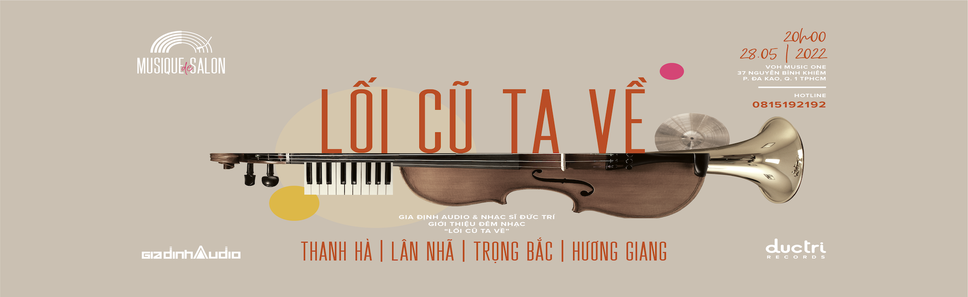 MUSIQUE DE SALON - Live show LỐI CŨ TA VỀ