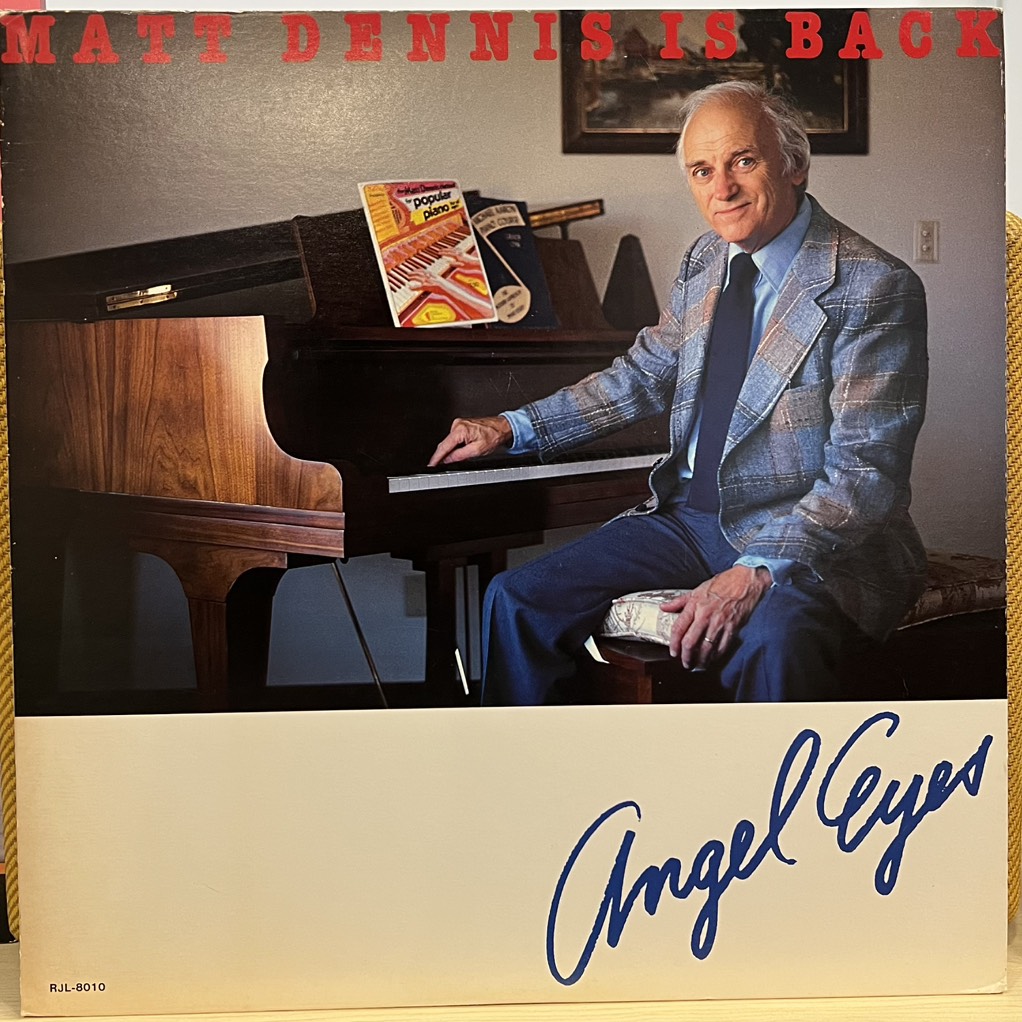 vinyl Matt Dennis – Angel Eyes - Matt Dennis Is Back