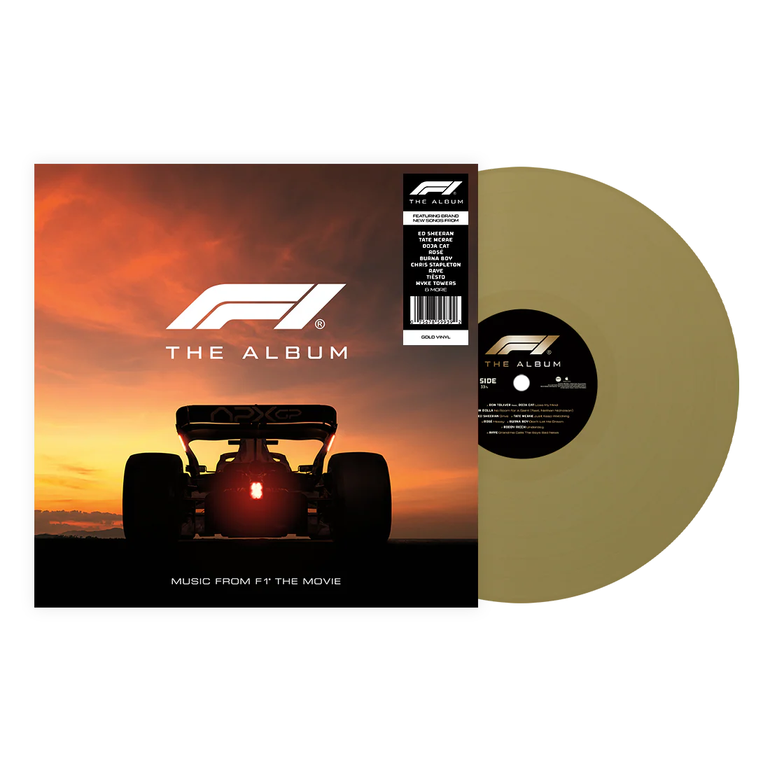 vinyl F1: THE ALBUM- VARIOUS ARTISTS (X) (GOLD VINYL)