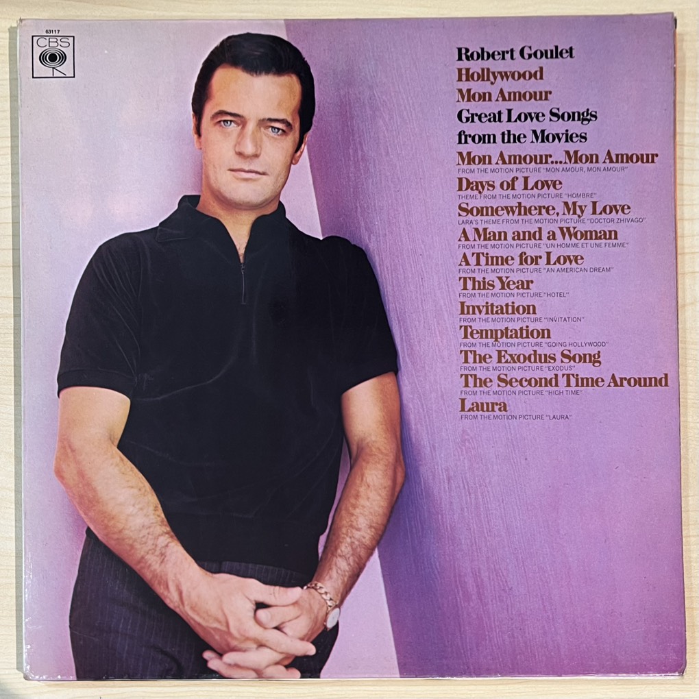 vinyl Robert Goulet – Hollywood Mon Amour
