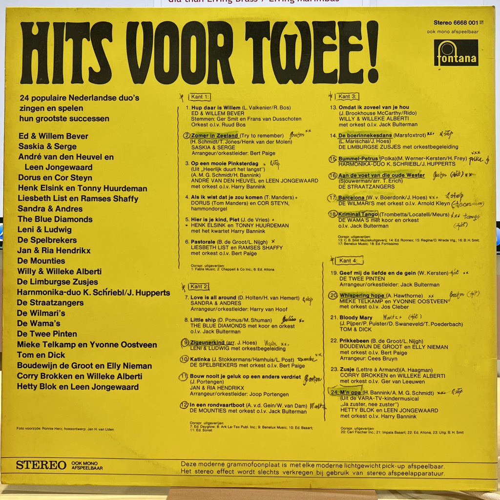 vinyl Hits Voor Twee!
