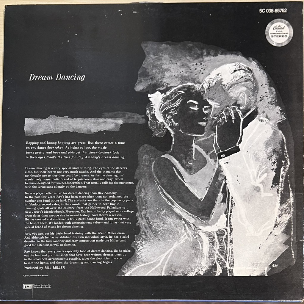 vinyl Ray Anthony – Plays For Dream Dancing