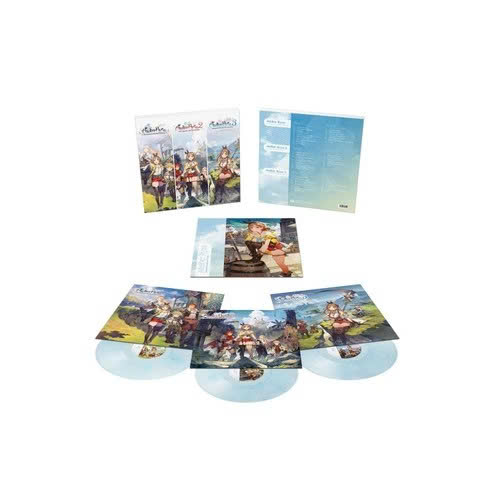 Vinyl Atelier Ryza Trilogy (Original Soundtrack) 3LP Box Set (Clear with Sky Blue Vinyl)
