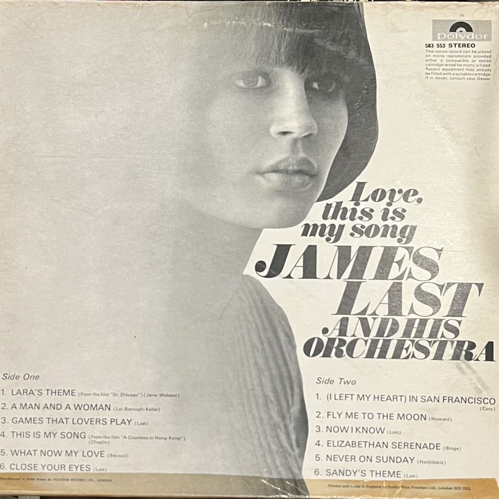 vinyl James Last And His Orchestra – Love, This Is My Song