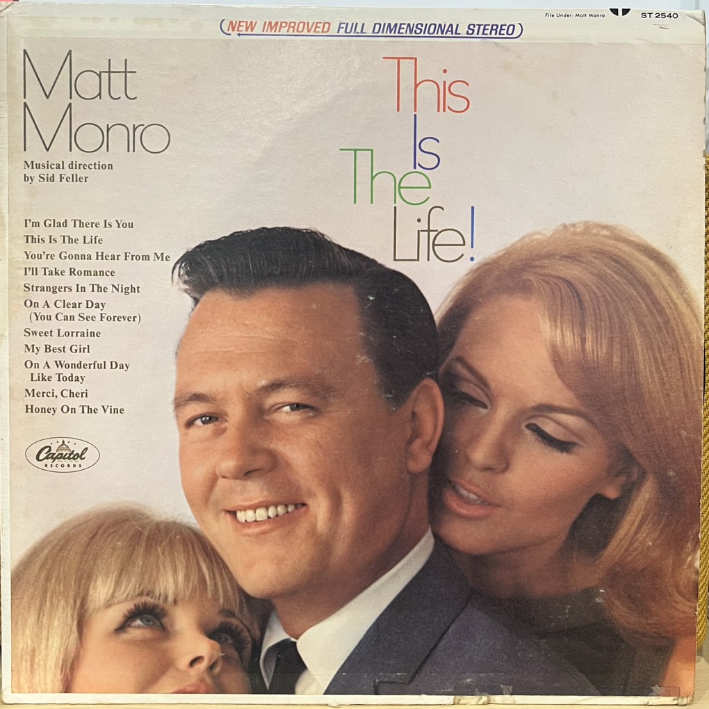 vinyl Matt Monro – This Is The Life!